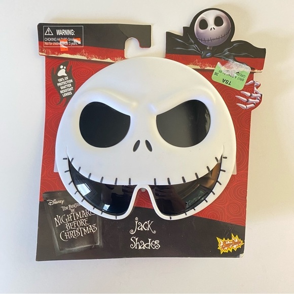 JACK SKELLINGTON Halloween Costume Mask Nightmare Before Christmas New - Picture 3 of 10